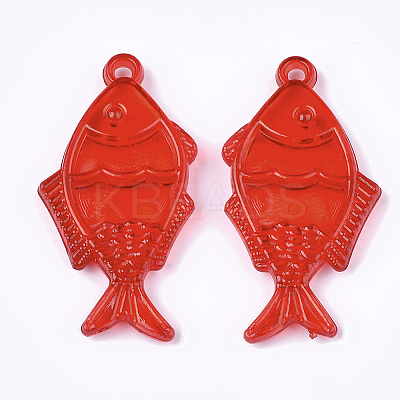 Transparent Acrylic Pendants X-TACR-S133-021-1