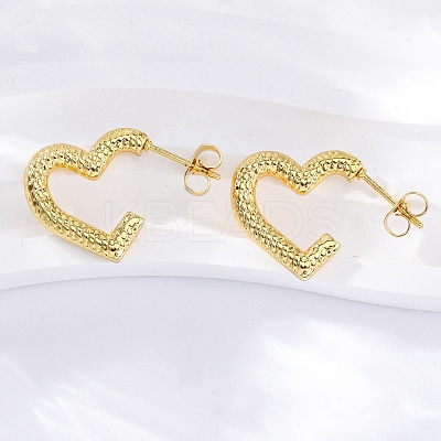 304 Stainless Steel Stud Earrings for Women EJEW-L296-032G-02-1