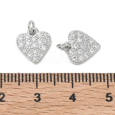 SHEGRACE Valentine's Day Brass Clear Cubic Zirconia Pendants XGRQ3K134-539P-1