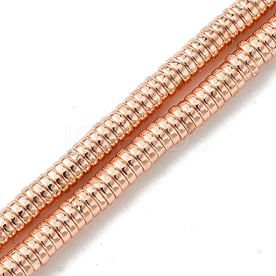 Electroplated Synthetic Non-Magnetic Hematite Beads Strands G-H020-C01-01-1