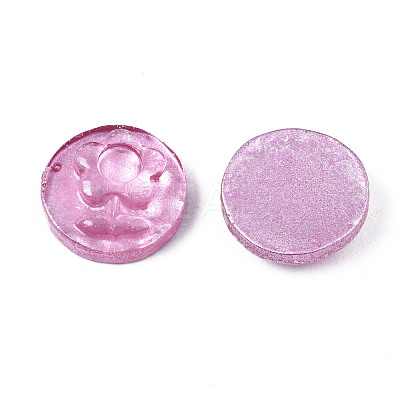 Spray Painted Transparent Resin Cabochons CRES-S302-64-A03-1