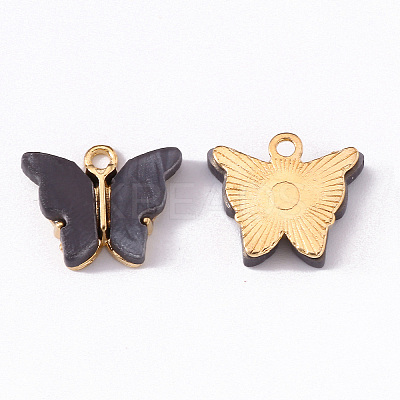 Alloy Acrylic Pendants LS-X-ENAM-R136-01J-1