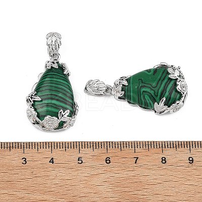 Natural & Synthetic Gemstone Pendants G-P393-P-1