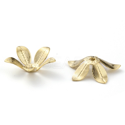 Brass Bead Caps KK-Z007-16G-1