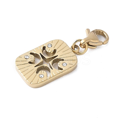 304 Stainless Steel Pendant Decoration STAS-S165-44G-1