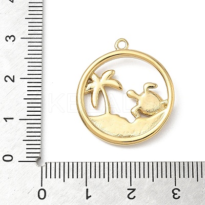 304 Stainless Steel Enamel Pendants STAS-L022-565G-01-1