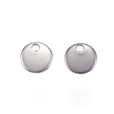 Tarnish Resistant 304 Stainless Steel Charms X-STAS-F039-91-6mm-P-1