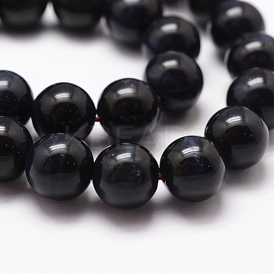 Natural Tiger Eye Bead Strands G-G735-23-6mm-05-1