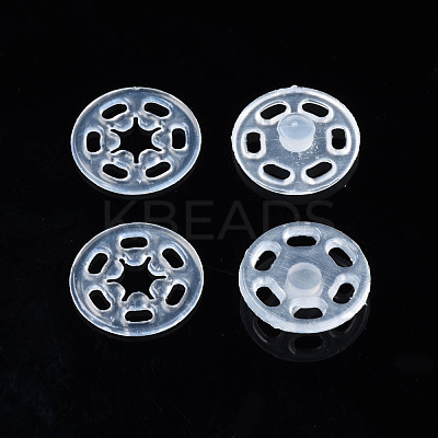 Transparent Resin Snap Fasteners BUTT-N018-060-A-1