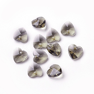 Romantic Valentines Ideas Glass Charms X-G030V10mm-25-1
