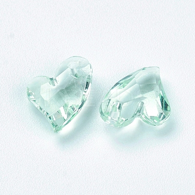 Transparent Acrylic Charms X-MACR-G055-11mm-M-1