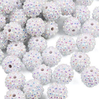 AB-Color Resin Rhinestone Beads X-RESI-S315-14x16-16-1