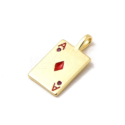Rack Plating Brass Pendants X1-KK-A268-01G-01-1