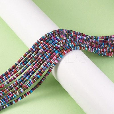 10 Strands Handmade Polymer Clay Beads Strands CLAY-SZ0001-62A-1
