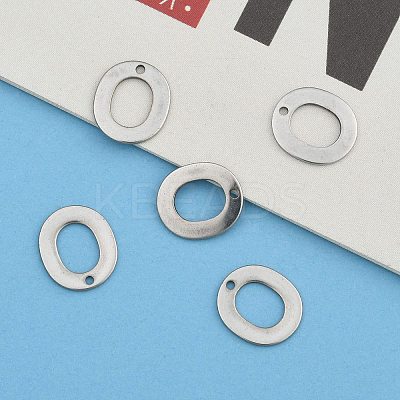 Tarnish Resistant 304 Stainless Steel Letter Charms LS-X-STAS-O072-O-1
