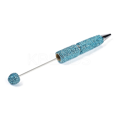 Iron Beadable Pen AJEW-R001-02A-1