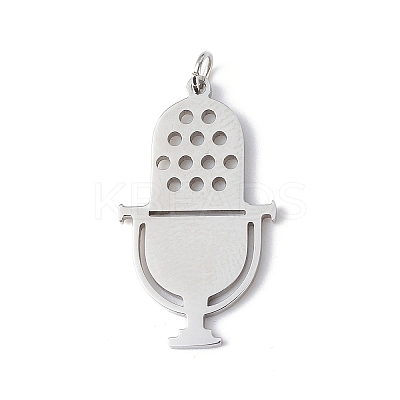 Non-Tarnish 304 Stainless Steel Pendants LS-STAS-F279-02B-1