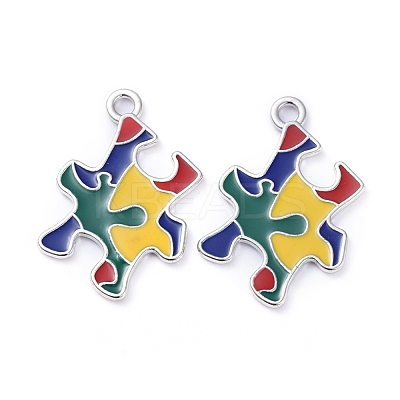Enamel Alloy Pendants ENAM-G192-03P-1