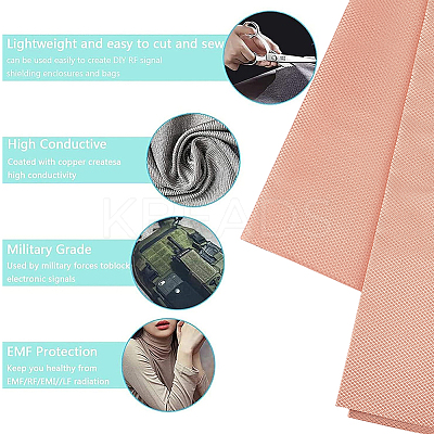 EMF Protection Fabric AJEW-WH0314-712G-06-1