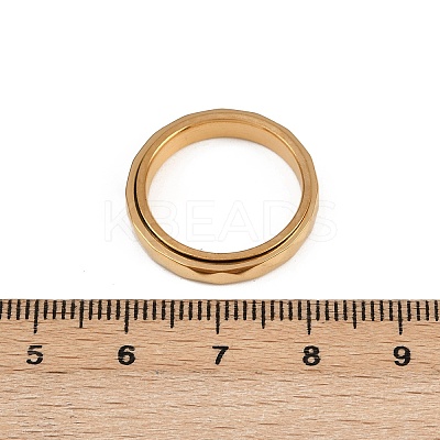 304 Stainless Steel Enamel Rotating Finger Rings RJEW-A074-04G-1