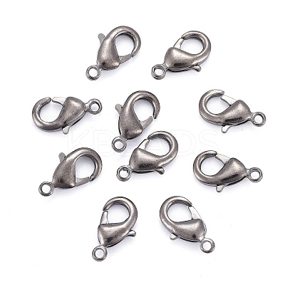 Brass Lobster Claw Clasps X-KK-902-B-1