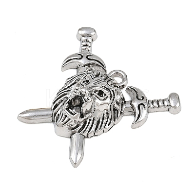 Tibetan Style Alloy Pendants AL-CBA2376-01AS-1