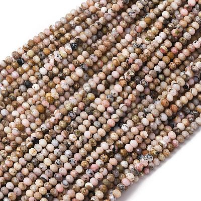 Natural Pink Opal Beads Strands G-RM2025-D11-F-1