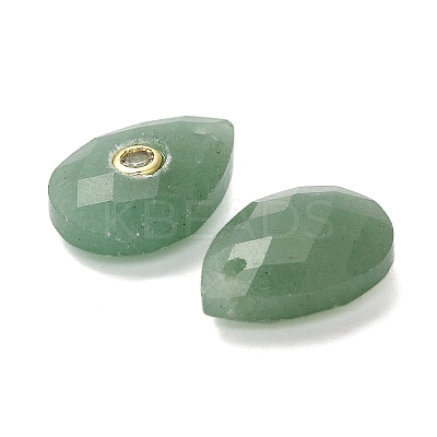 Natural Green Aventurine Pendants G-K371-03I-1