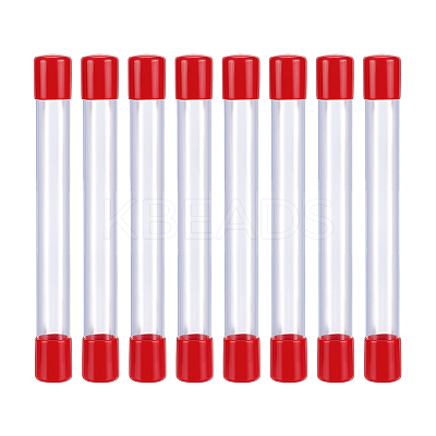 Transparent PVC Plastic Bead Storage Tubes LS-AJEW-WH0348-767A-1