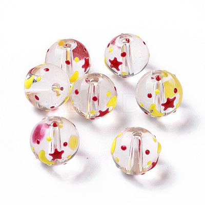 Transparent Glass Beads LAMP-B021-03A-09-1