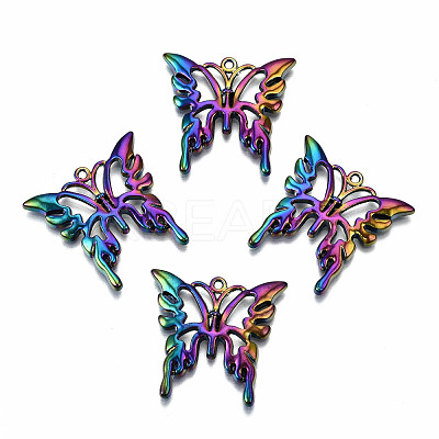Rainbow Color Alloy Pendants PALLOY-S180-060-RS-1