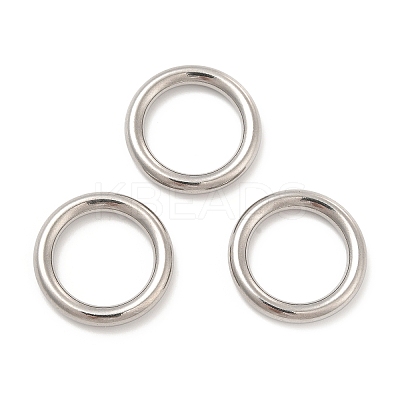 Non-Tarnish 304 Stainless Steel Linking Rings X-STAS-D246-01A-04P-1