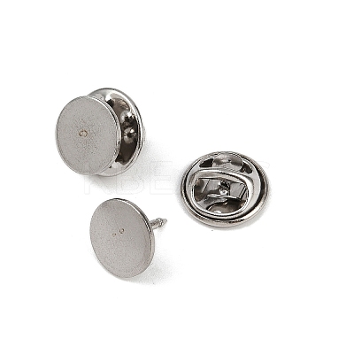 304 Stainless Steel Butterfly Clutches Pin Backs STAS-P262-03P-03-1