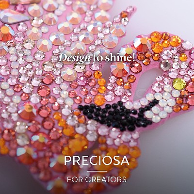 Preciosa® Crystal Hotfix Flatback Stones Y-PRC-HSS10-90350-200-1