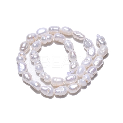 Natural Cultured Freshwater Pearl Beads Strands X-PEAR-N014-04E-01-1