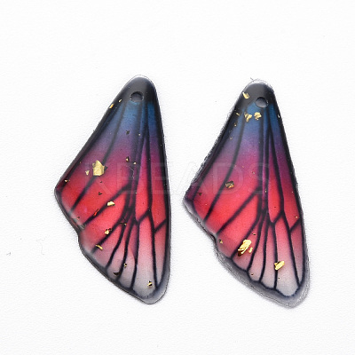 Transparent Resin Pendants RESI-Q216-001B-1