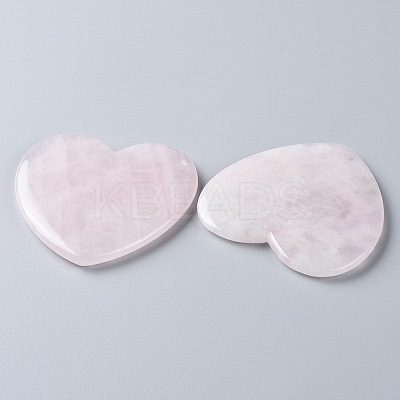 Natural Rose Quartz Cabochons G-F697-F02-1