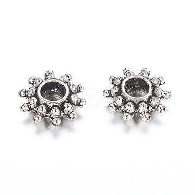 Tibetan Style Spacer Beads LS-LFH10384Y-1