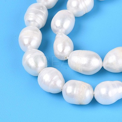 Natural Cultured Freshwater Pearl Beads Strands PEAR-T006-19D-1