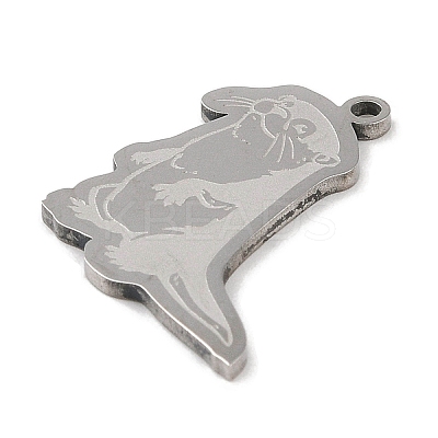 Non-Tarnish 201 Stainless Steel Pendants STAS-C095-38P-1