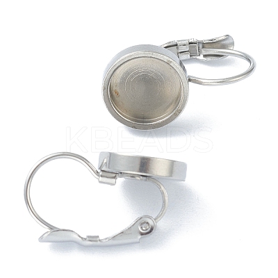 Tarnish Resistant 304 Stainless Steel Leverback Earring Findings X-KK-H152-09B-P-1