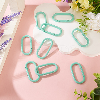 10Pcs Alloy Spring Gate Rings FIND-TA0009-25M-1