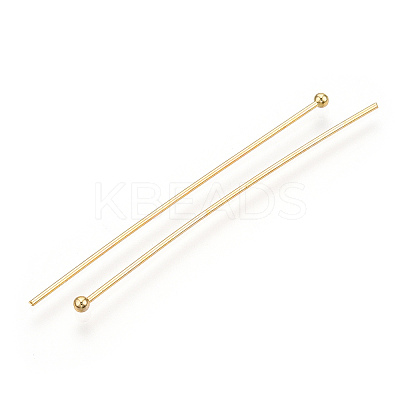 Brass Ball Head Pins KK-G331-10-0.8x50-1