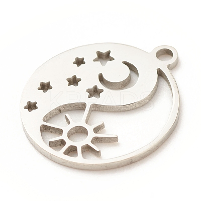 Non-Tarnish 201 Stainless Steel Pendants LS-STAS-G258-05P-1