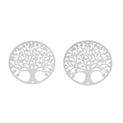 Tarnish Resistant 201 Stainless Steel Filigree Links STAS-S118-042-1
