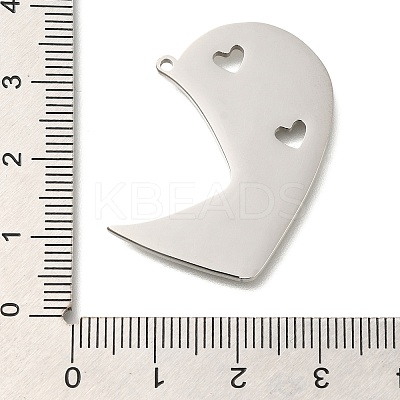 Anti-Tarnish 304 Stainless Steel Pendants LS-STAS-R131-12P-1