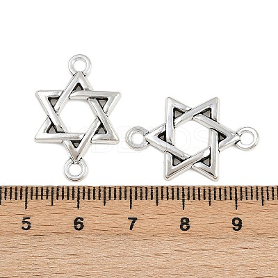 Tibetan Style Alloy Connector Charms TIBE-B003-20AS-1