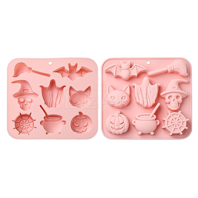 2Pcs Halloween Theme Silicone Molds ST-CJ0007-99-1
