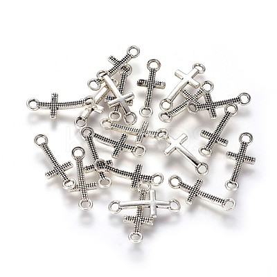 Tibetan Style Alloy Links connectors TIBE-Q066-07AS-RS-1