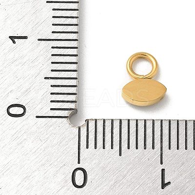 Ion Plating(IP) 304 Stainless Steel with Rhinestone Charms STAS-G351-12G-03-1